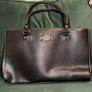 Kate Spade Black Pebbled Leather Bag